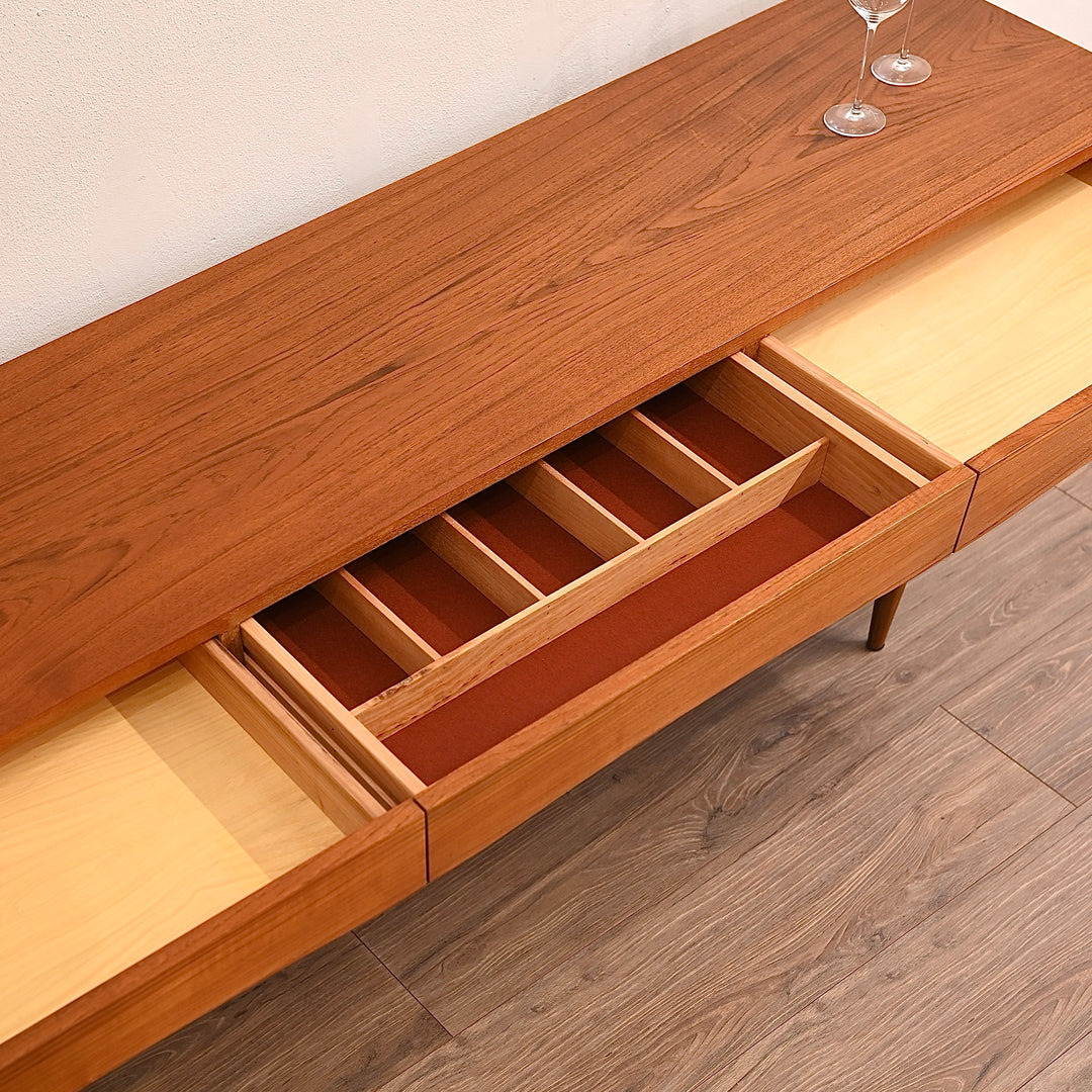 Mid Century Teak Sideboard Buffet by Conrad Rodd
