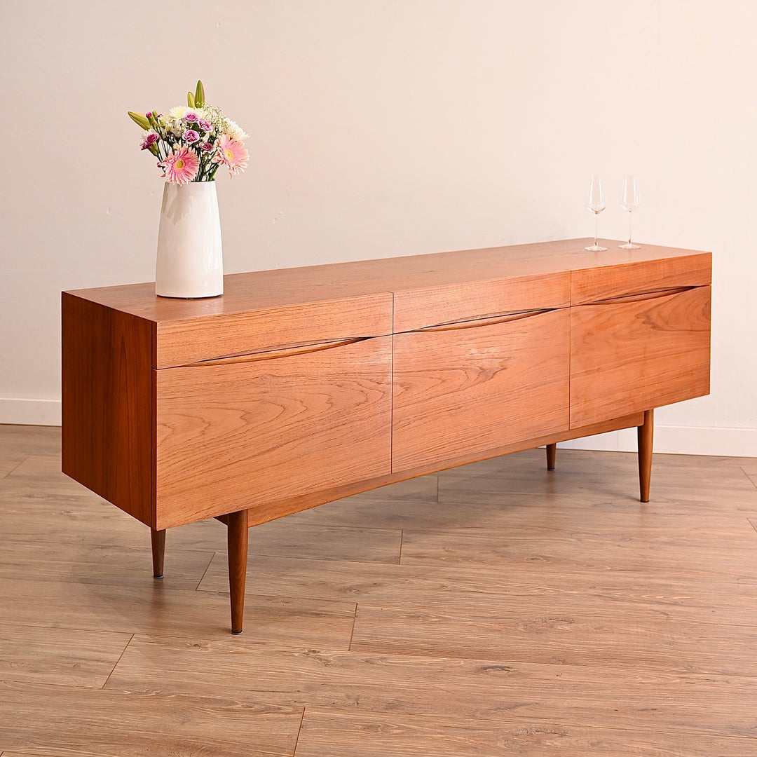 Mid Century Teak Sideboard Buffet by Conrad Rodd