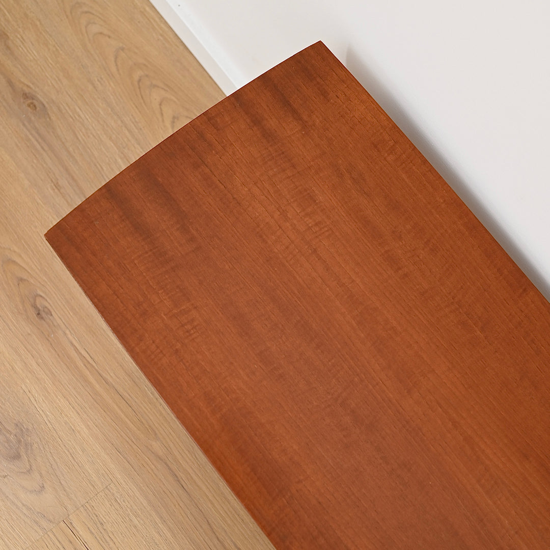 Mid Century Teak Coffee Table with Magazine Shelf