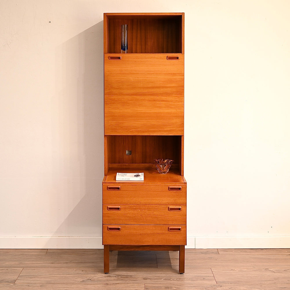 Mid Century Teak Sideboard Bar Cabinet Credenza