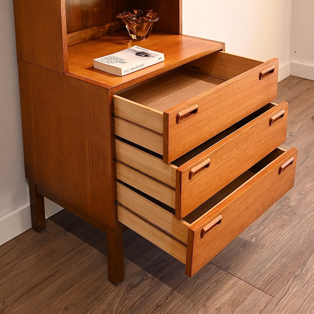 Mid Century Teak Sideboard Bar Cabinet Credenza