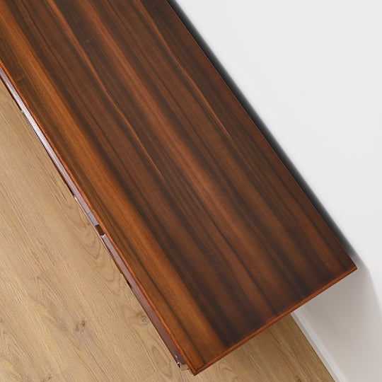 Mid Century Walnut Sideboard Buffet Cabinet by Chiswell