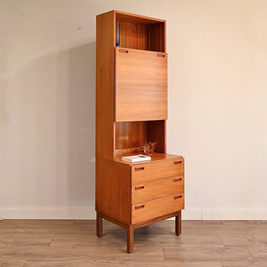 Mid Century Teak Sideboard Bar Cabinet Credenza