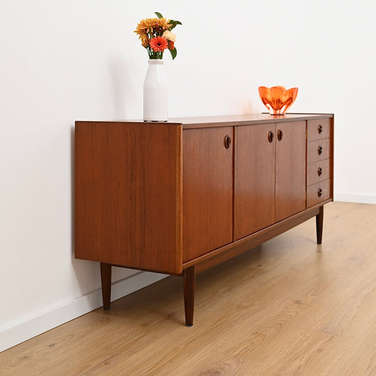 Parker Nordic Teak Sideboard Buffet Cabinet