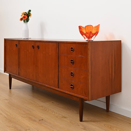 Parker Nordic Teak Sideboard Buffet Cabinet