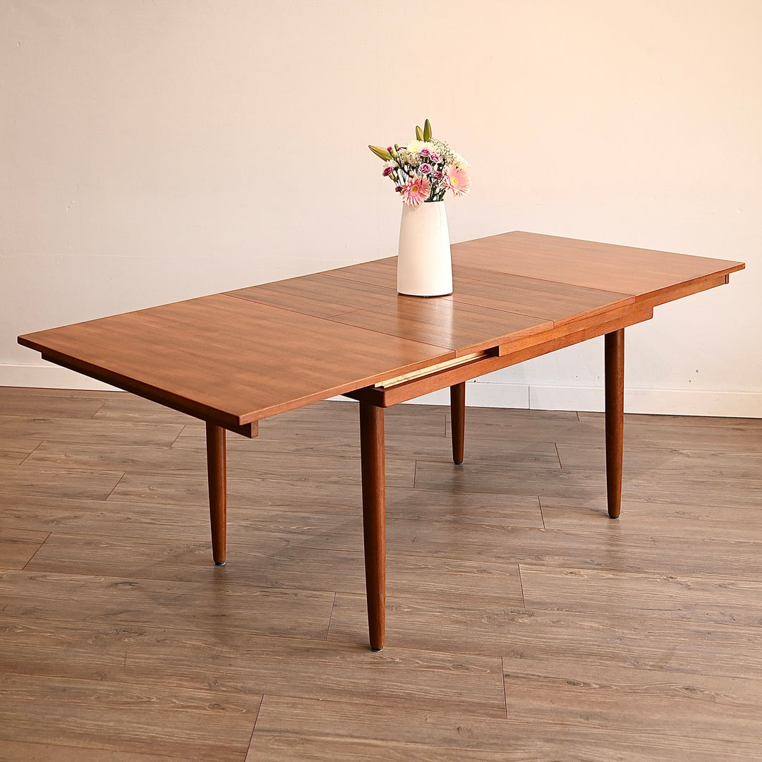 Mid Century Teak Extendable Dining Table by Chiswell