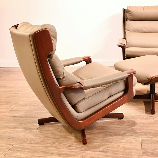 Vintage Tessa T21 Delmont Leather Lounge Suite