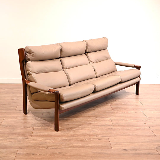 Vintage Tessa T21 Delmont Leather Lounge Suite