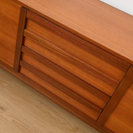 Mid Century Teak Sideboard Buffet by Danish De Luxe