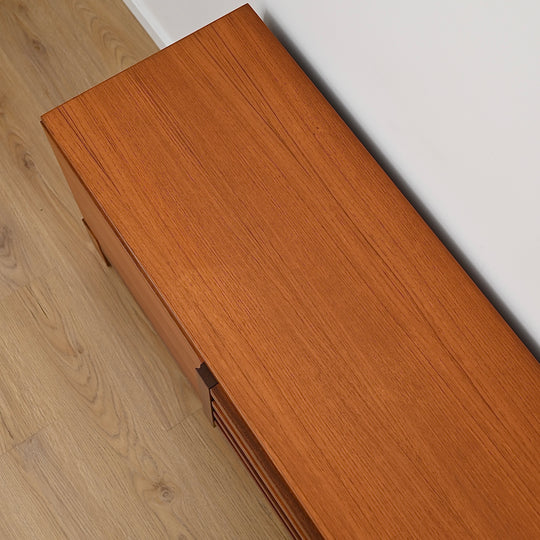 Mid Century Teak Sideboard Buffet by Danish De Luxe