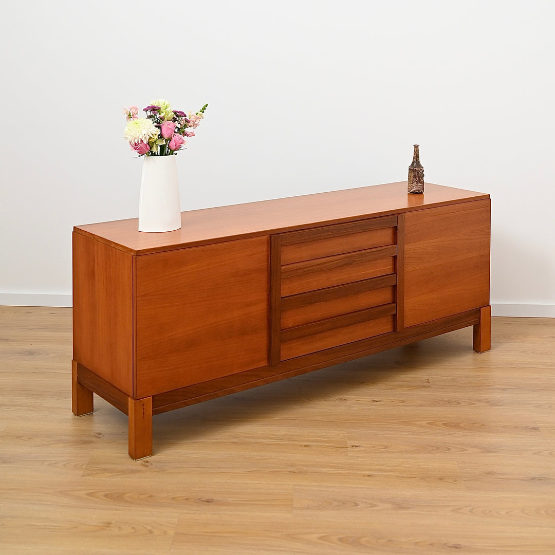 Mid Century Teak Sideboard Buffet by Danish De Luxe
