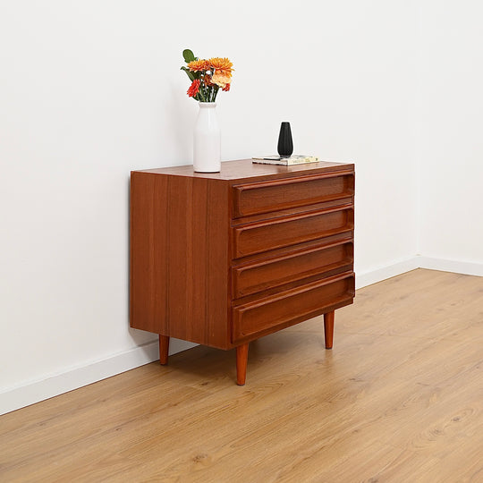 Mid Century Teak Sideboard Buffet Drawers Low Boy by Chiswell