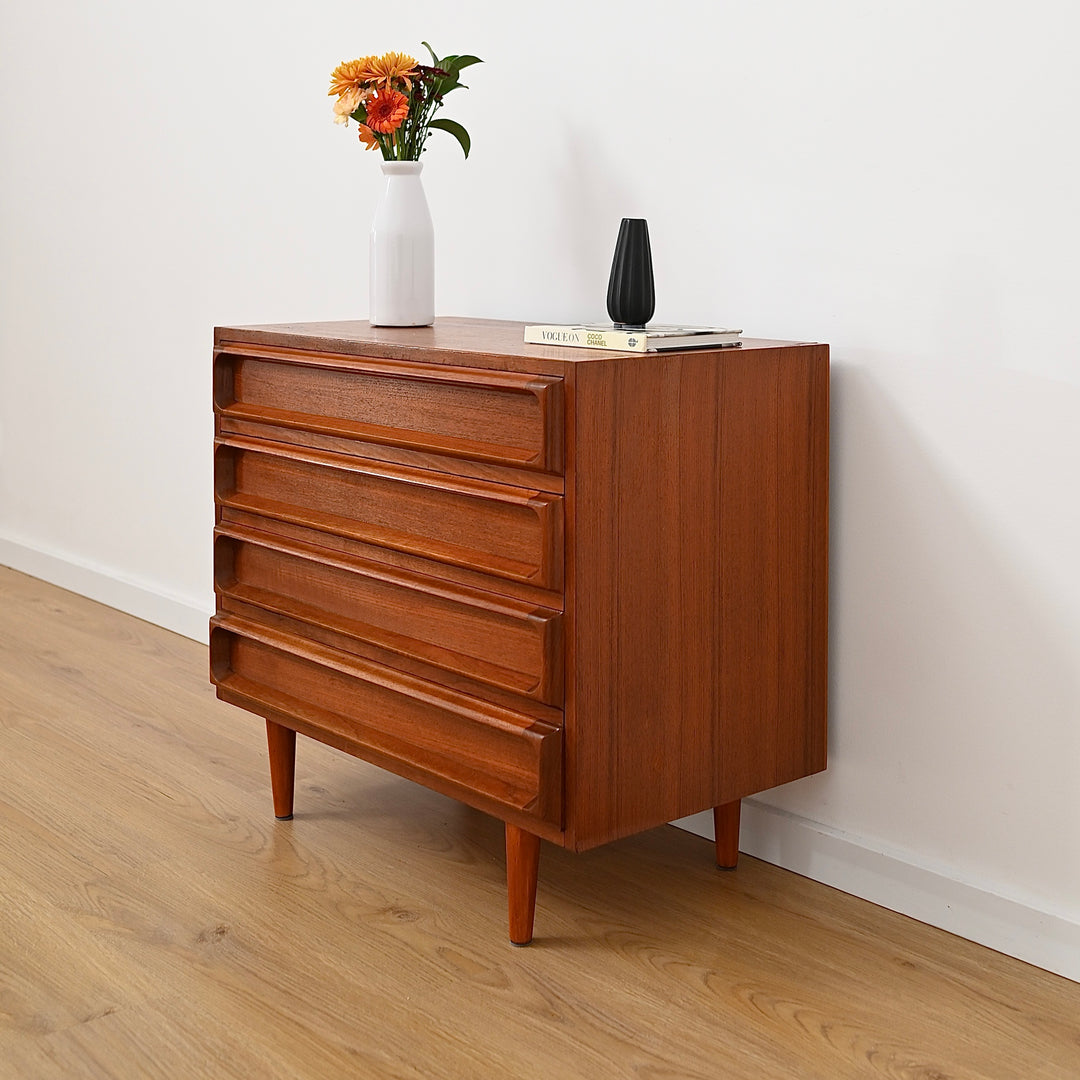 Mid Century Teak Sideboard Buffet Drawers Low Boy by Chiswell