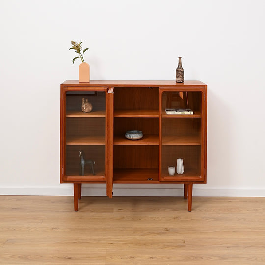 Mid Century Teak Sideboard Display Cabinet by Chiswell