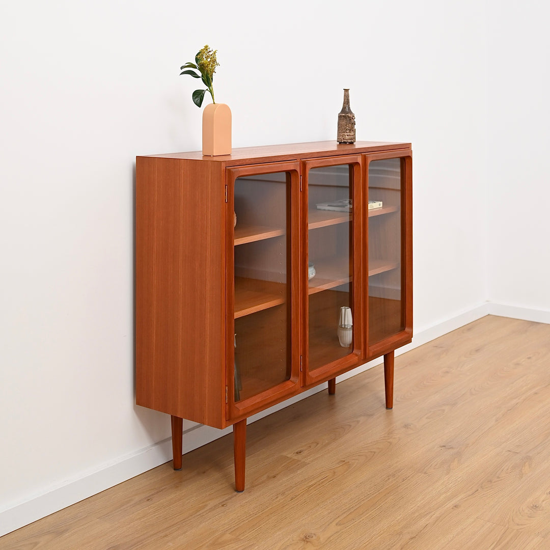 Mid Century Teak Sideboard Display Cabinet by Chiswell