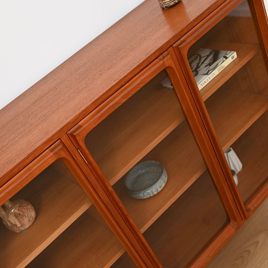Mid Century Teak Sideboard Display Cabinet by Chiswell