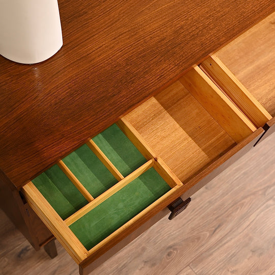 Mid Century Walnut Sideboard Buffet