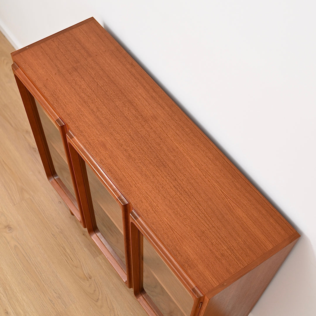 Mid Century Teak Sideboard Display Cabinet by Chiswell