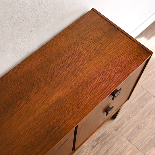 Mid Century Walnut Sideboard Buffet