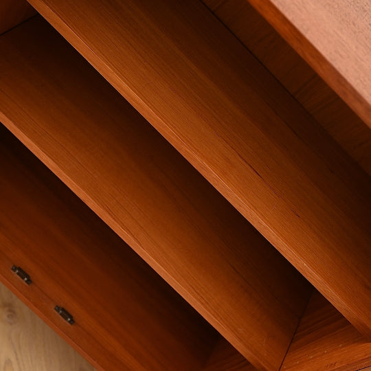 Mid Century Teak Sideboard Display Cabinet by Chiswell