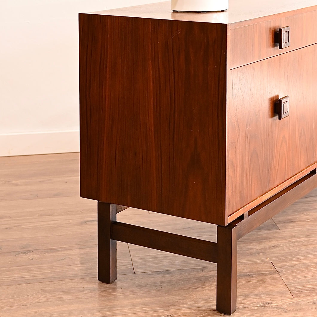 Mid Century Walnut Sideboard Buffet