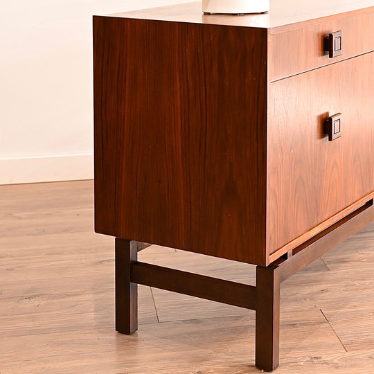 Mid Century Walnut Sideboard Buffet