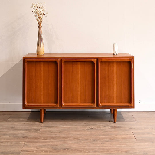 Mid Century Teak Sideboard LP Record Cabinet by Chiswell