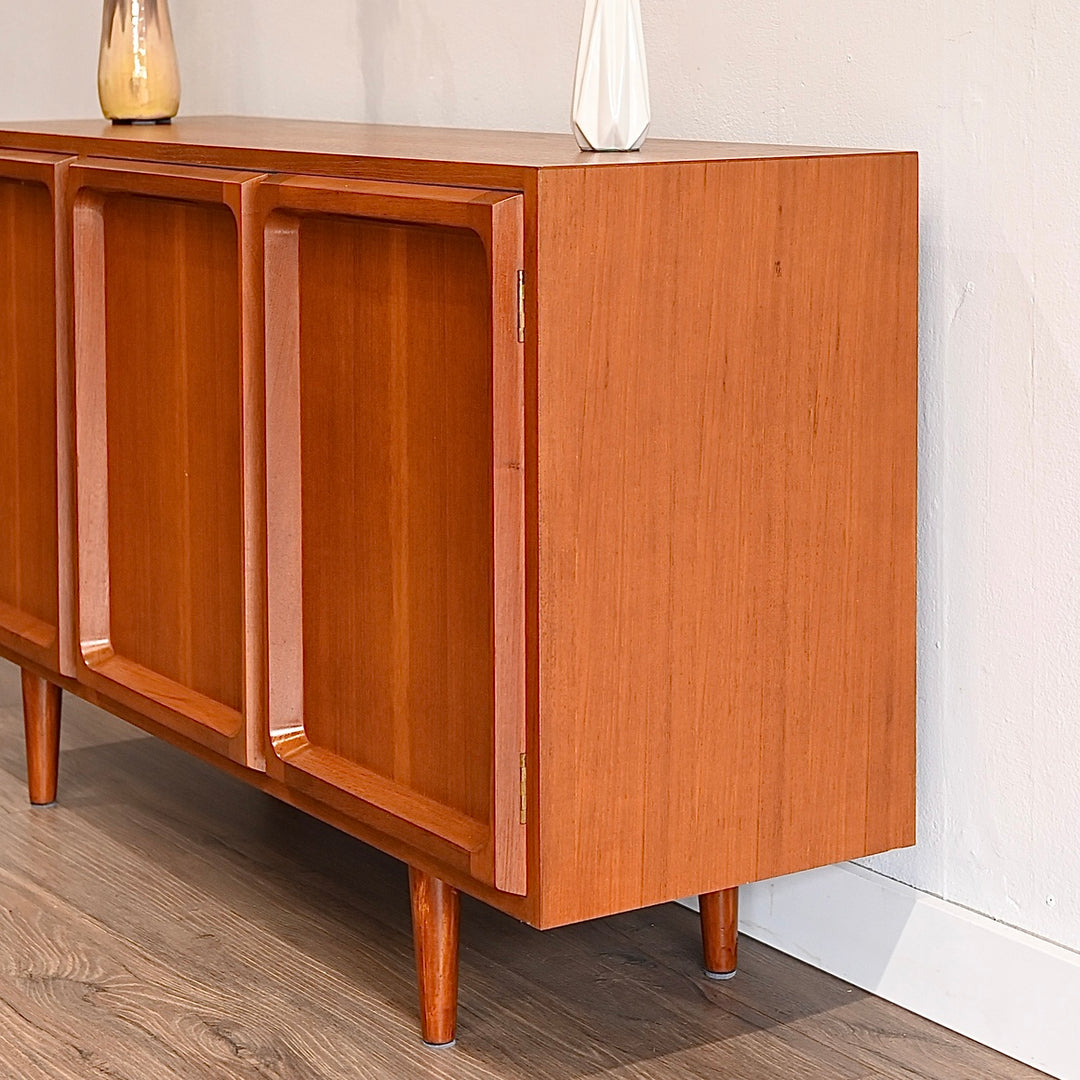 Mid Century Teak Sideboard LP Record Cabinet by Chiswell