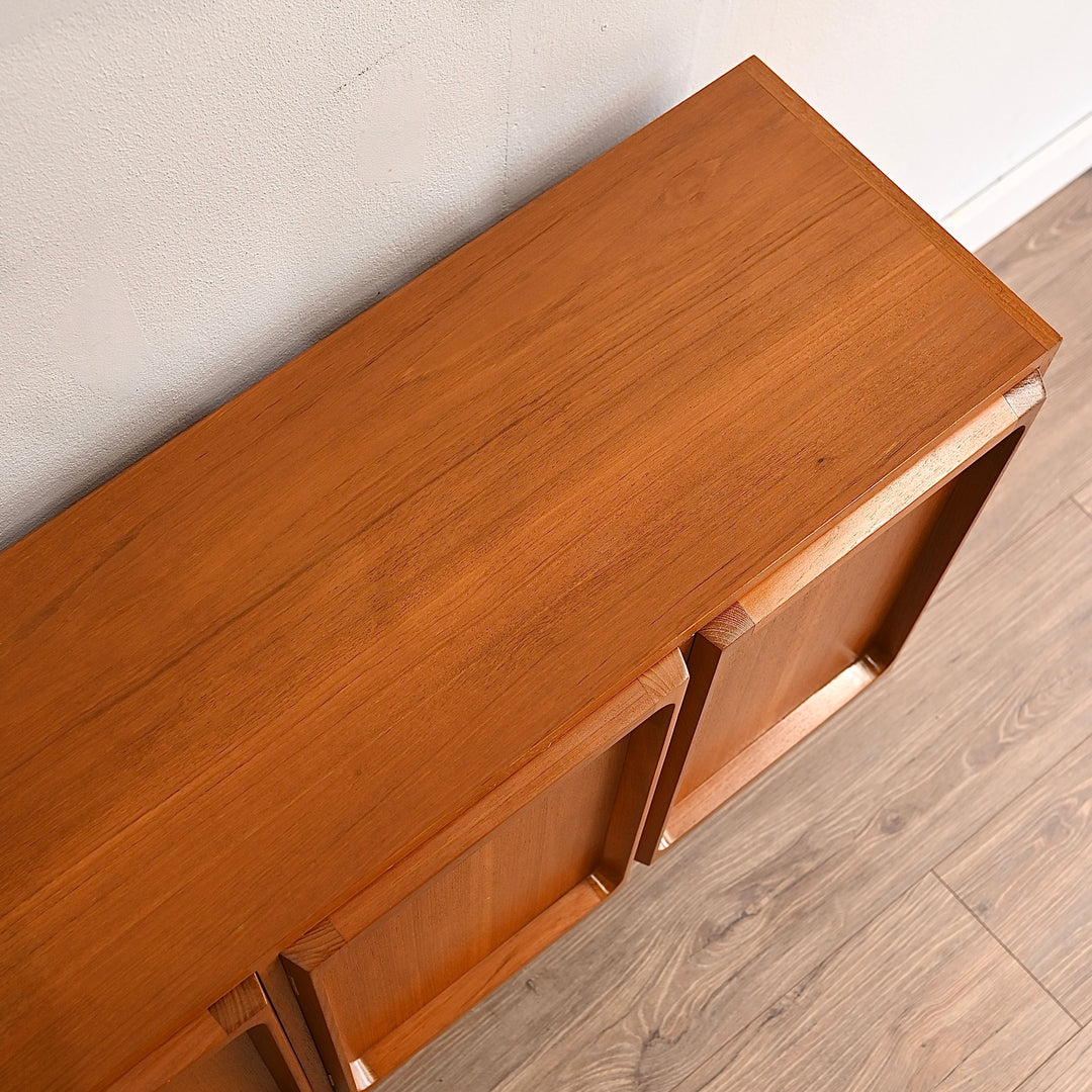 Mid Century Teak Sideboard LP Record Cabinet by Chiswell