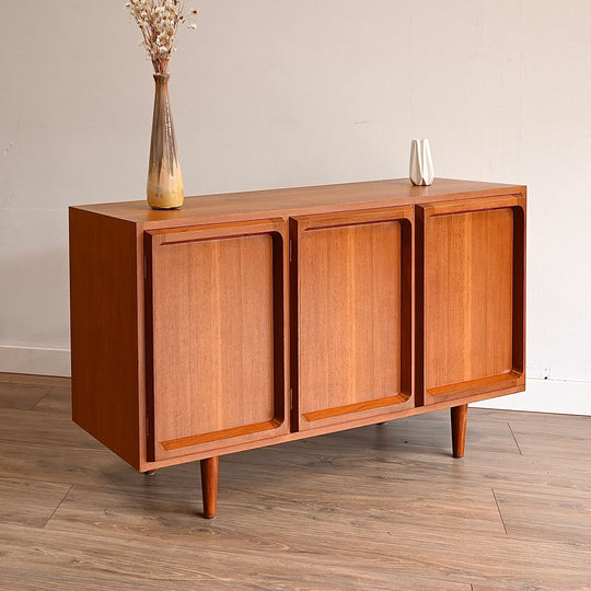 Mid Century Teak Sideboard LP Record Cabinet by Chiswell