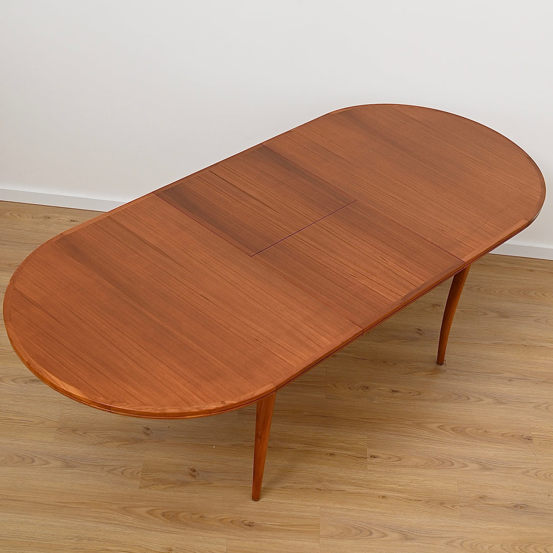 Mid Century Parker Teak Dining Table with Butterfly Extension