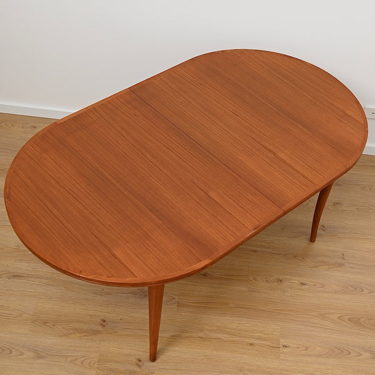 Mid Century Parker Teak Dining Table with Butterfly Extension