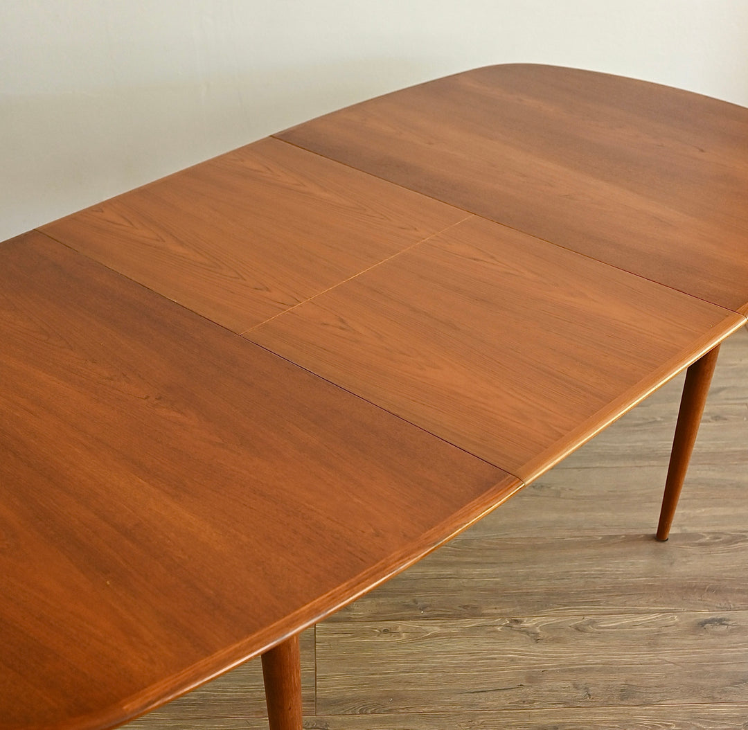 Parker Teak Mid Century Extendable Dining Table