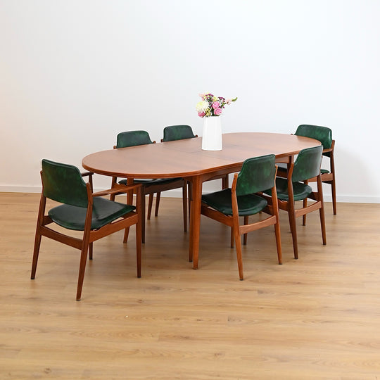 6x Arne Vodder Denmark Model 62 & 62A Dining Chairs