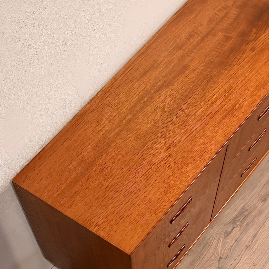 Mid Century Teak Sideboard Dresser Low Boy by Berryman