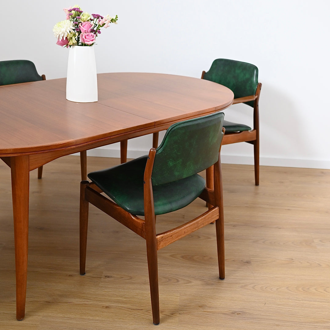 6x Arne Vodder Denmark Model 62 & 62A Dining Chairs