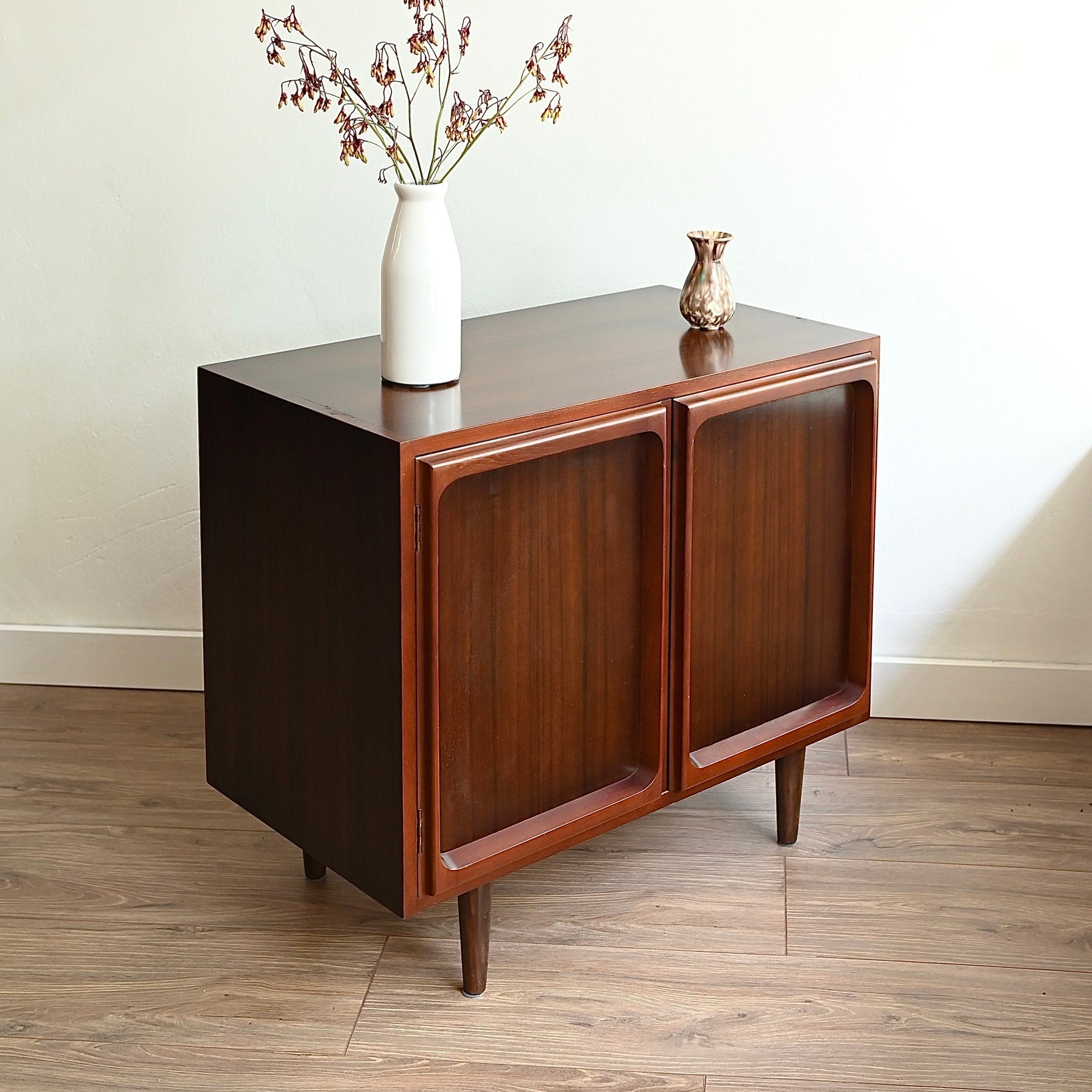 Mid Century Sideboard LP Record Cabinet by Chiswell