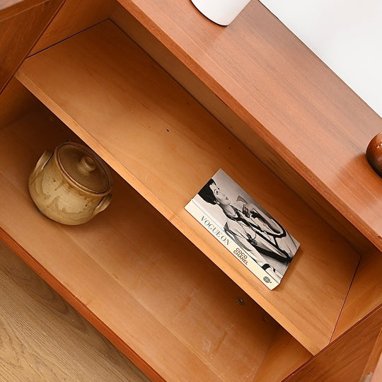 Mid Century Teak Sideboard LP Record Cabinet by Chiswell