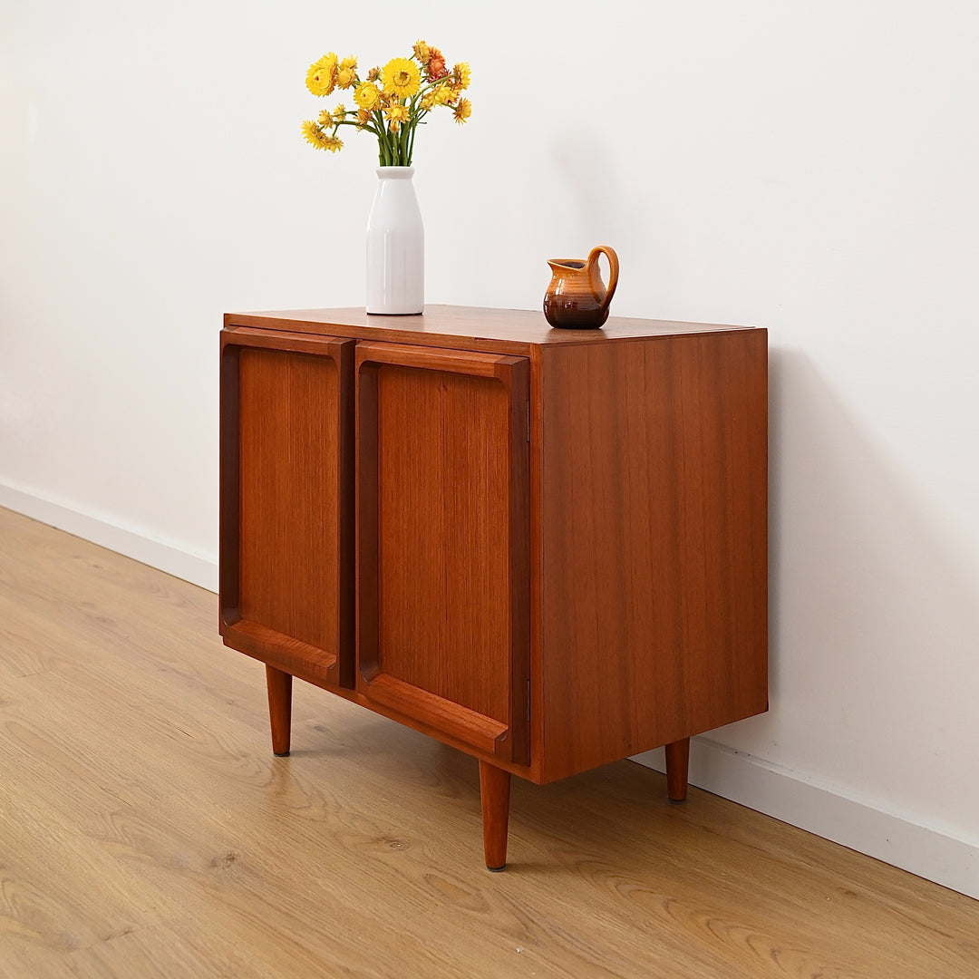 Mid Century Teak Sideboard LP Record Cabinet by Chiswell