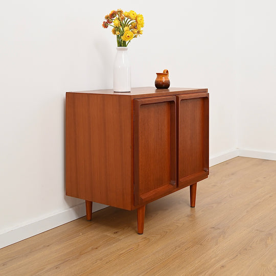 Mid Century Teak Sideboard LP Record Cabinet by Chiswell