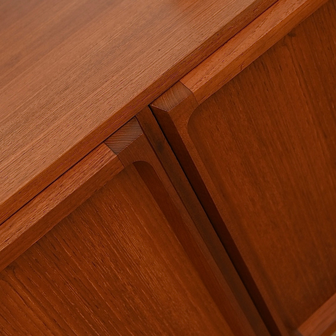 Mid Century Teak Sideboard LP Record Cabinet by Chiswell