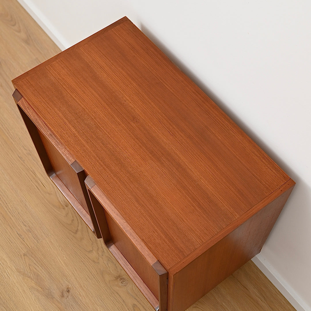 Mid Century Teak Sideboard LP Record Cabinet by Chiswell