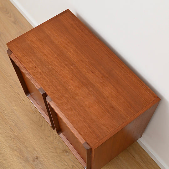 Mid Century Teak Sideboard LP Record Cabinet by Chiswell