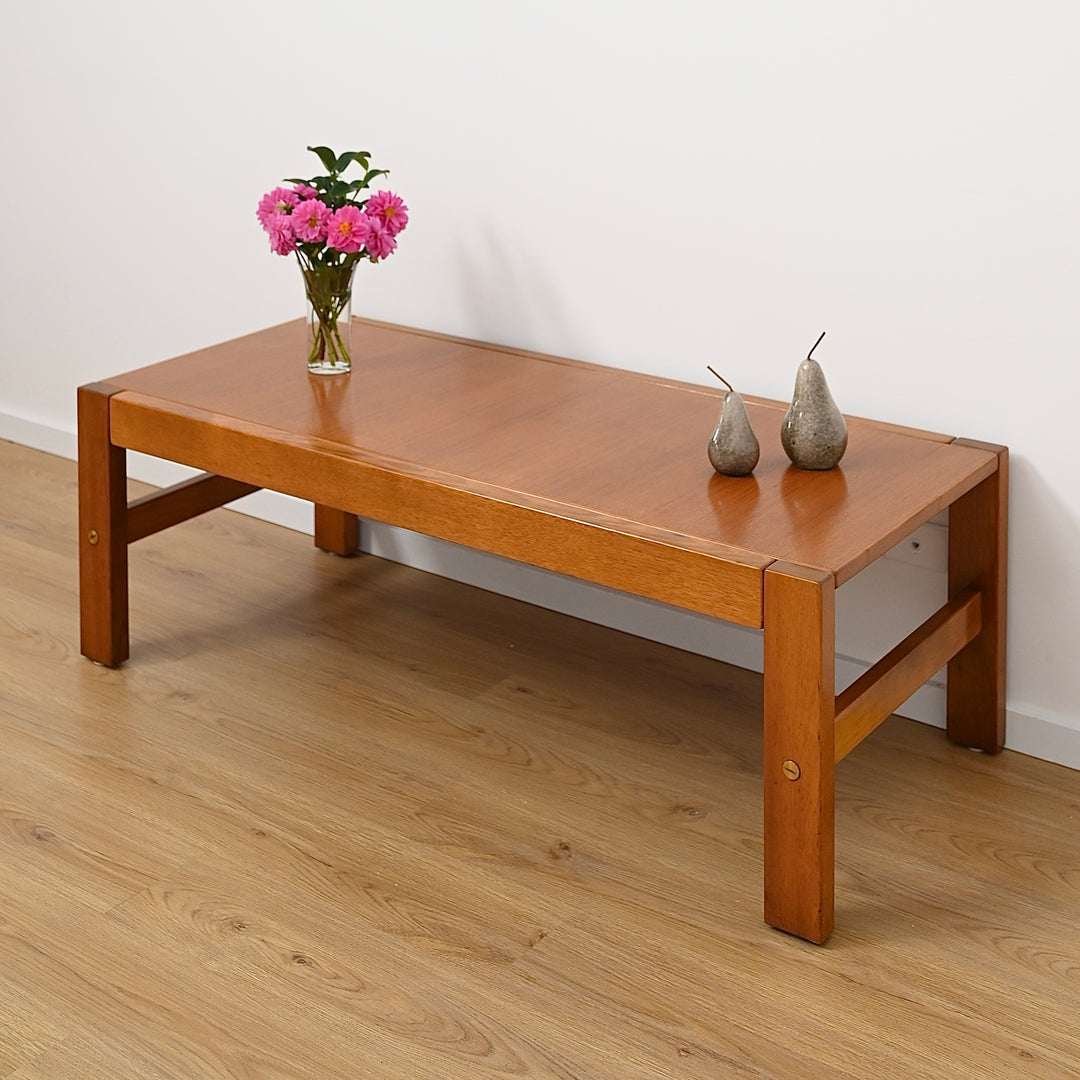 Pair of Teak Coffee Table and Lamp Table by Danish De Luxe