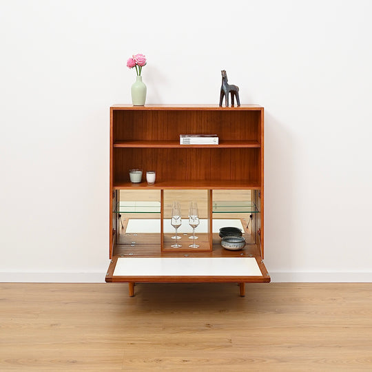 Parker Teak Mid Century Bookshelf Bar Wall Unit Bookcase