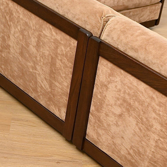 Mid Century Playpen Modular Sofa Lounge Crushed Velvet by Chiswell 