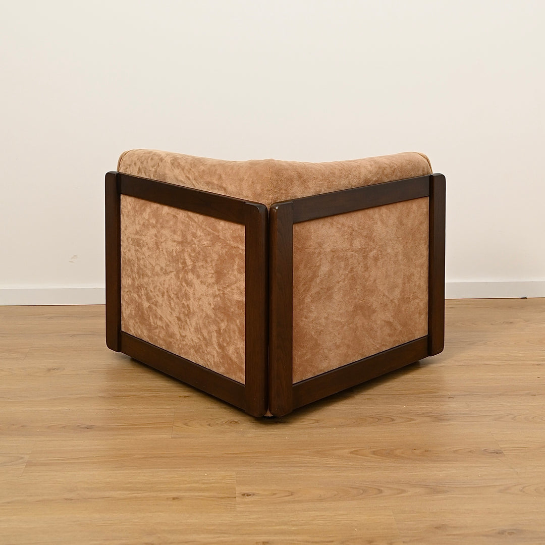 Mid Century Playpen Modular Sofa Lounge Crushed Velvet by Chiswell 