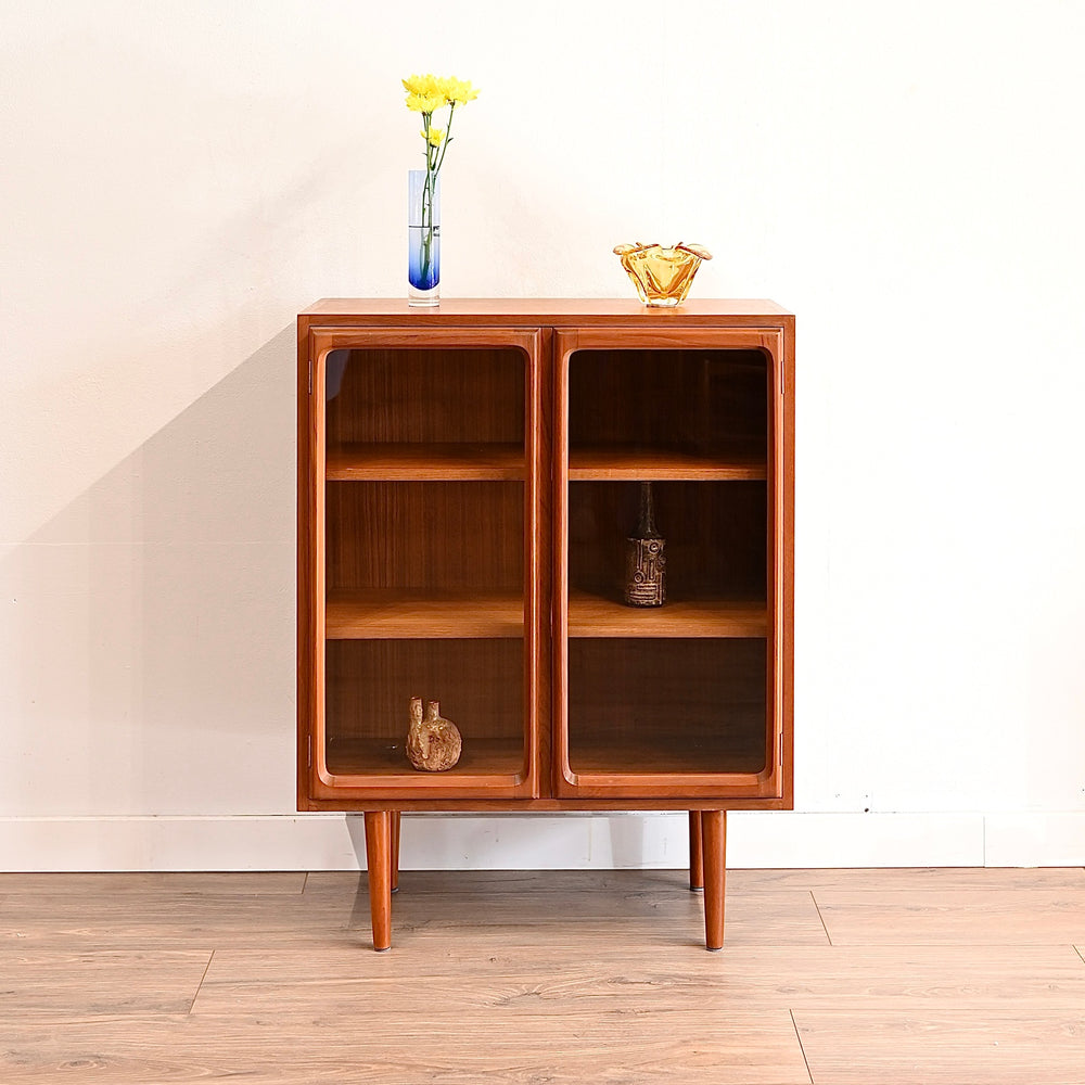 Mid Century Teak Sideboard Display Cabinet by Chiswell