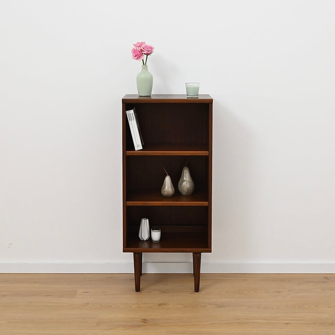 Mid Century Walnut Bookcase Bookshelf by Noblett