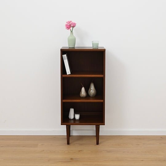 Mid Century Walnut Bookcase Bookshelf by Noblett